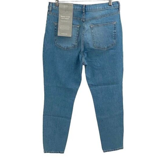 Everlane Womens High Rise Skinny Ankle Boyfriend Jeans Light Wash Size 32 NWT - Picture 3 of 11